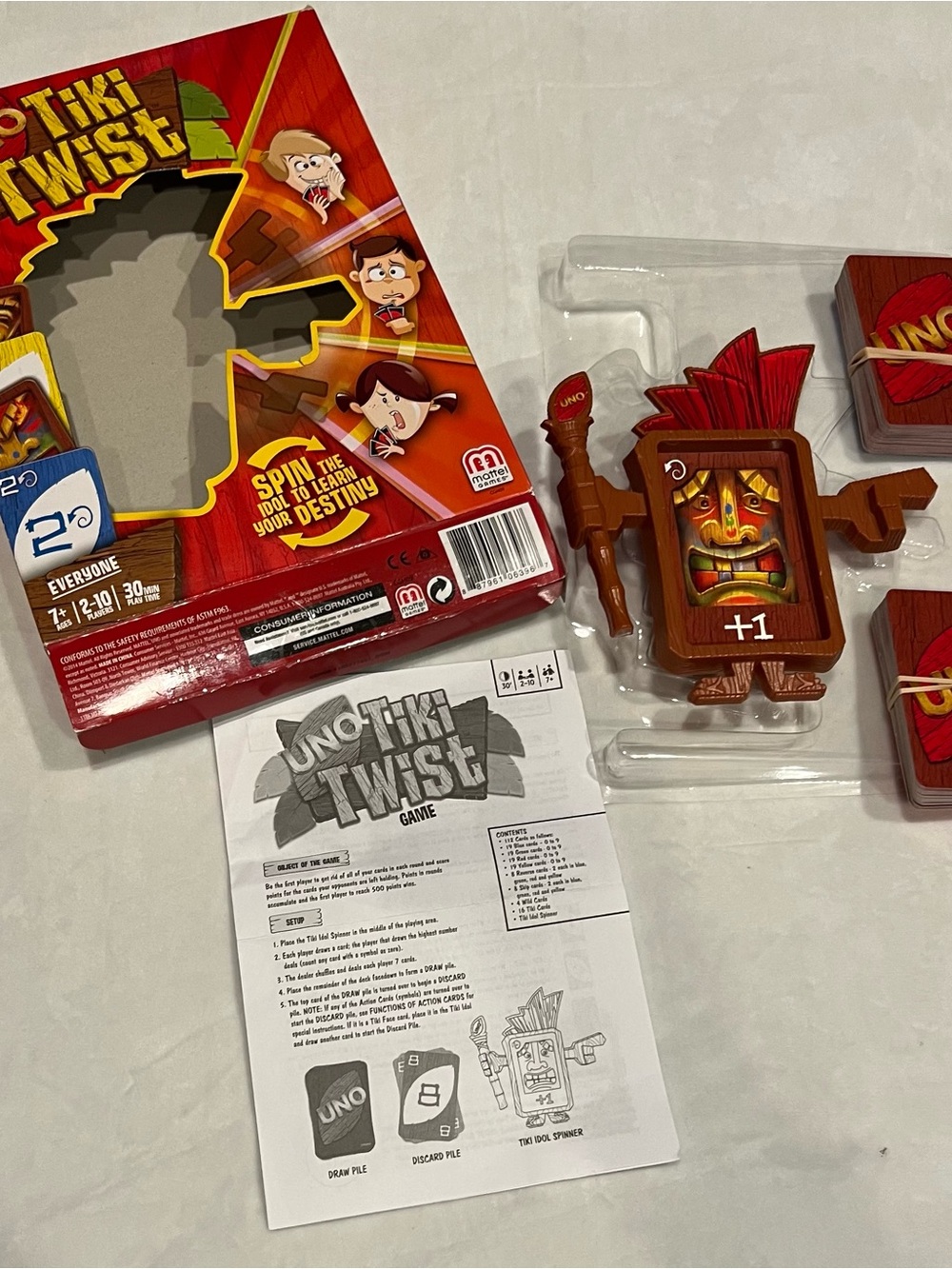 UNO Tiki Twist Game Figure - Brown Tiki Idol Accessory